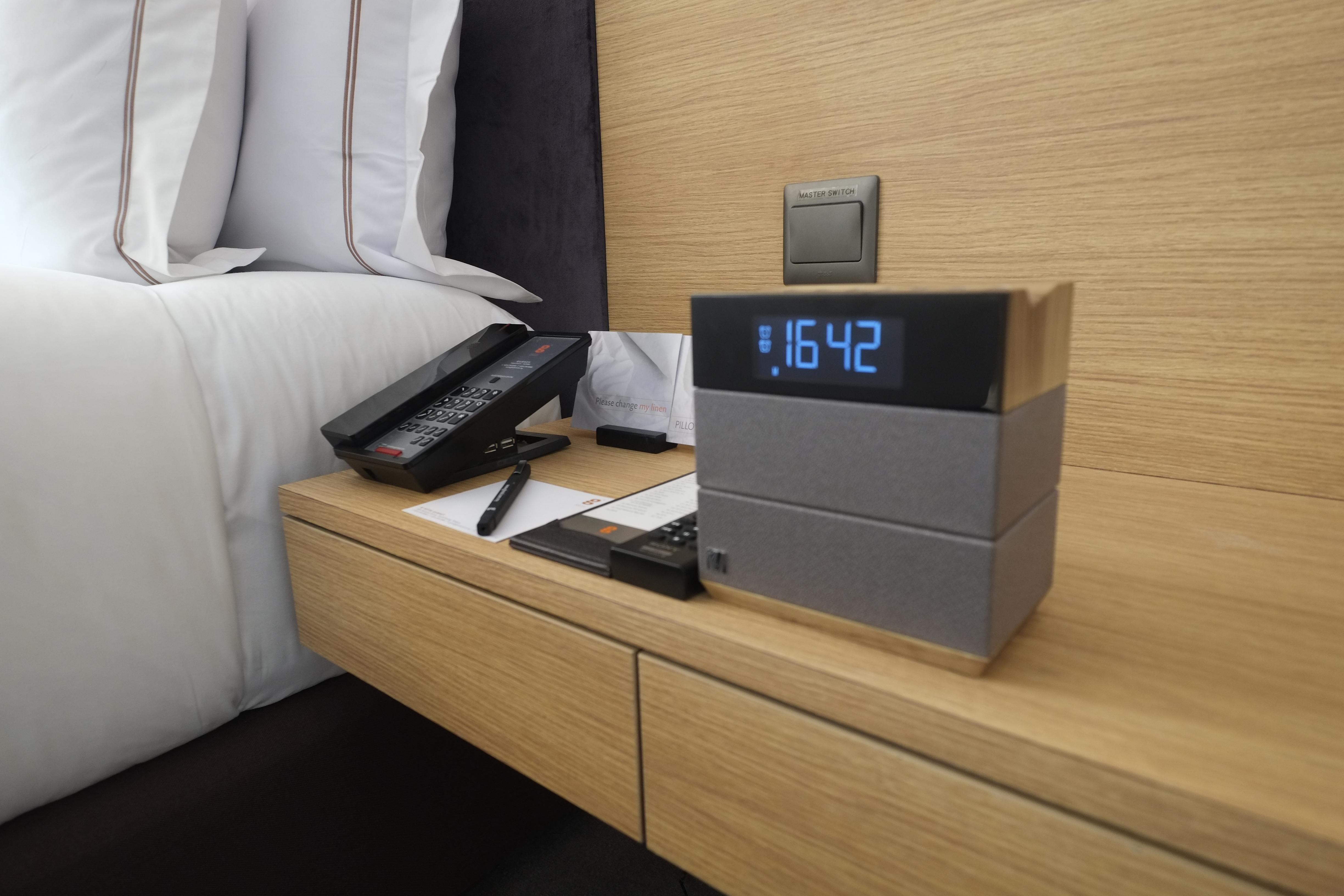 G Hotel Gurney George Town Exterior photo A digital alarm clock