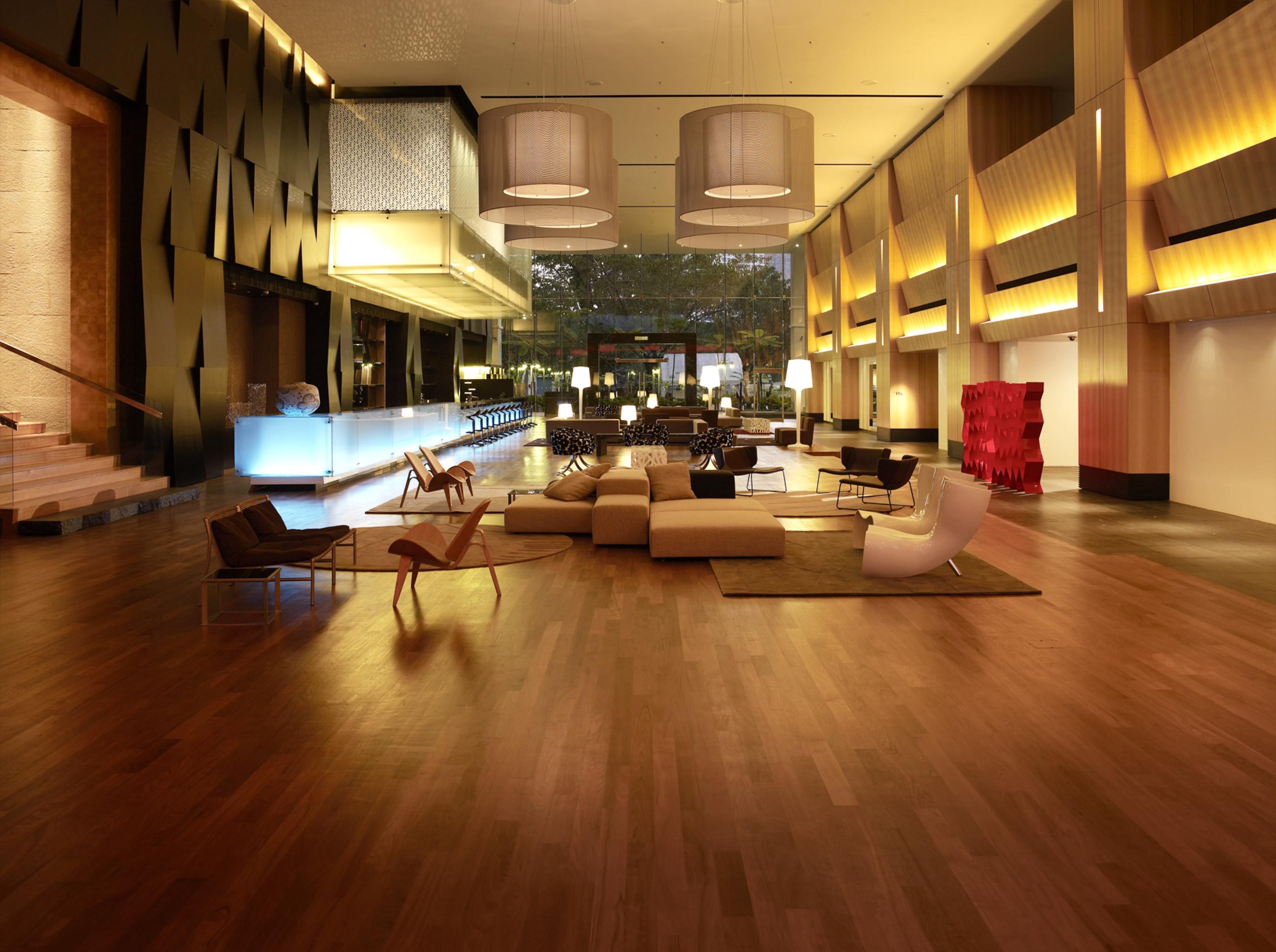 G Hotel Gurney George Town Restaurant photo The lobby of the hotel